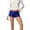 Blue, variant on Jane Wardrobe Women’s All-Over Sequin Bodycon Shorts, High Waist Sexy Slim Fit Shorts for Casual & Parties, Multi-Color, S/M/L