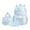 Light Blue #152, variant on 3PCS Kids Backpack for School Girls with Lunch Box & Pencil Case | Waterproof Girls Backpack, Lightweight School Bookbag for Elementary School Students Teens