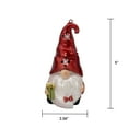 thumbnail image 4 of Galt International LED Lighted Santa Gnome Christmas Figurine Ornaments - 3.5" - Red and White - Set, 4 of 4