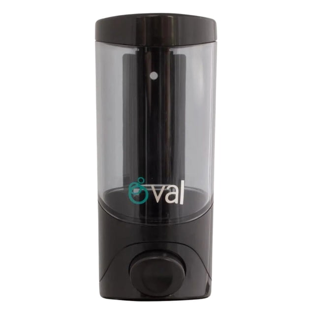 Jabonera Oval Dispensador Para Jabón 500 ML Negro
