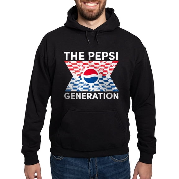 CafePress - Pepsi Generation Checkered Hoodie (Dark) - Pullover Hoodie, Classic, Comfortable Hooded Sweatshirt