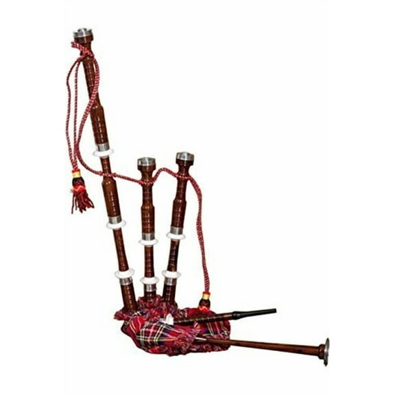 Bagpipe, Sheesham, Tartan w/ Rexine Bag
