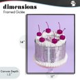 thumbnail image 4 of Stupell Industries Art Deco Gleaming Disco Cake Black Framed Giclee Art, 11 x 14, by LISH Creative, 4 of 8