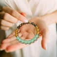 thumbnail image 6 of Healing Bracelets for Men & Women - Tiger Eye, Green Aventurine, Pyrite & Citrine Gemstone Bracelets Set - Money, Wealth, Success, Anxiety Relief, Spiritual Protection Gifts, 6 of 6