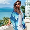 thumbnail image 6 of Cloud Elegant Chiffon Silk Scarf for Women - Lightweight Breathable Wrap Shawl 70.86"x28.7, 6 of 6