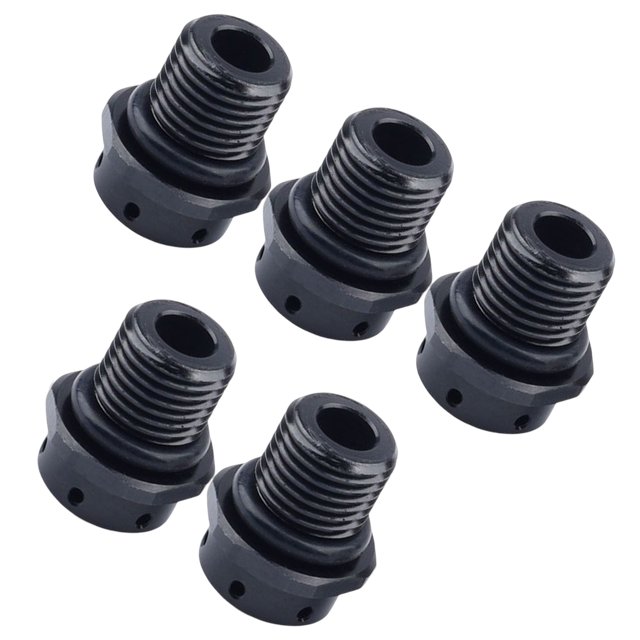 Kenally Válvula de luz LED de aleación de 5 piezas, válvula de descompresión de disipación de calor transpirable M10 portátil M10 Accesorios para motos