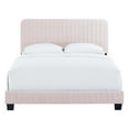 thumbnail image 6 of Modway Celine Channel Tufted Performance Velvet Full Bed in Pink, 6 of 9