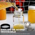 thumbnail image 4 of 15 Frascos de Vidrio con Tapa, Botellas de Vidrio Transparente Pequeñas, Botella de Boca Ancha con Tapas de Rosca, A Prueba de Fugas y Reutilizable, para Jugos, Batidos, Muestra (15), 4 of 4