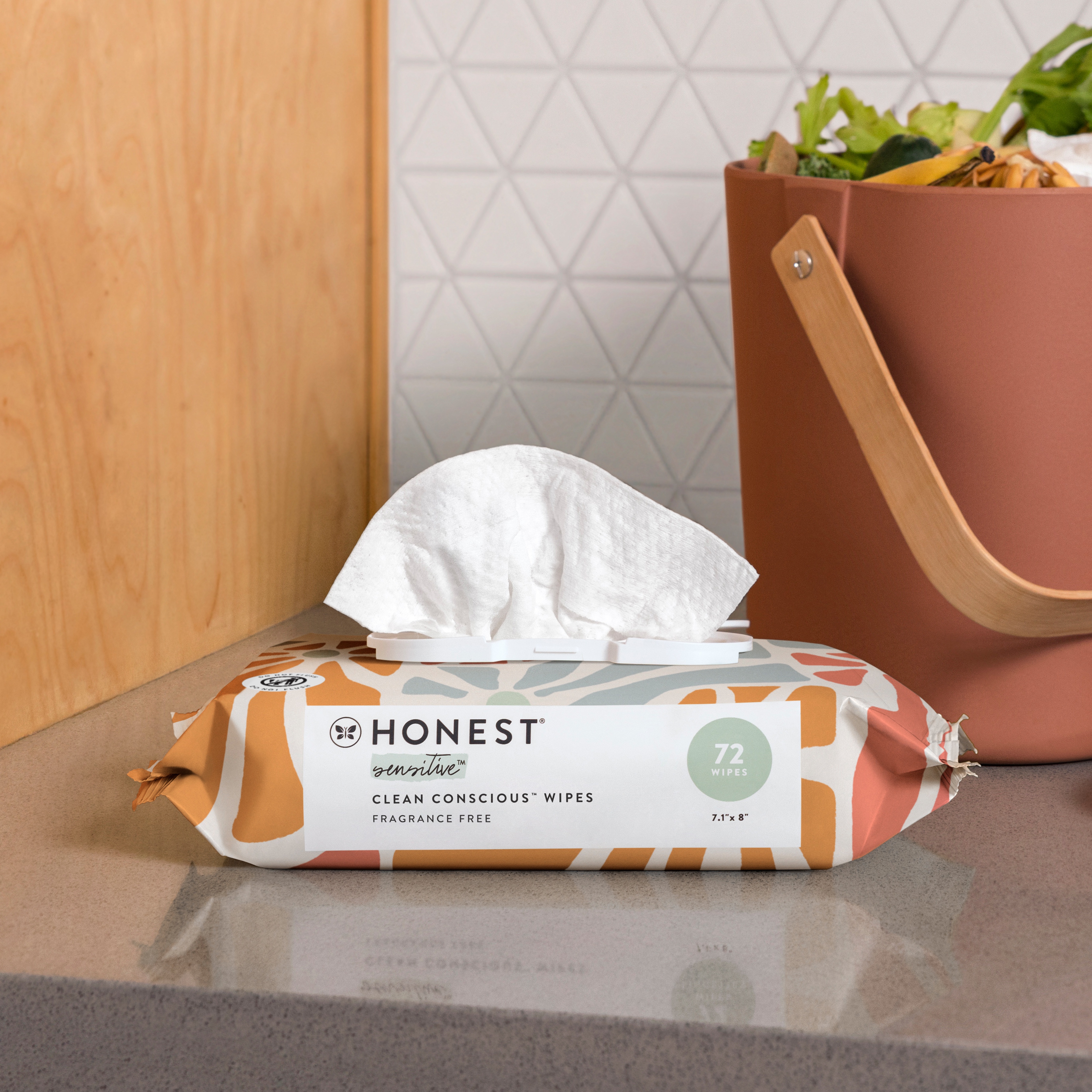 Honest Company Clean Conscious Wipes, Sunburst, 864 Count photo 6
