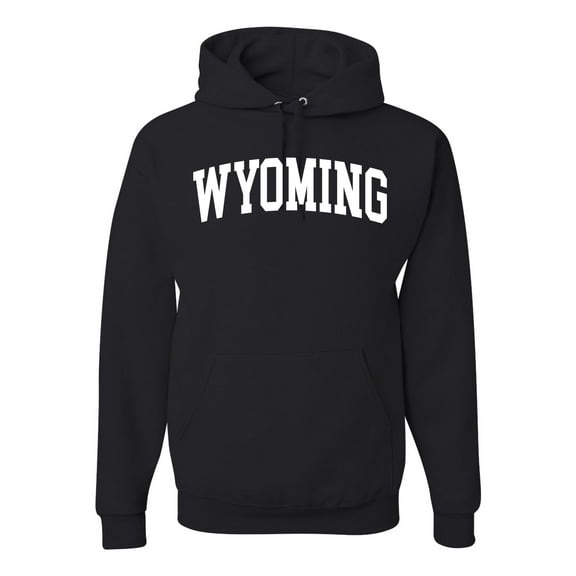 Wild Bobby State of Wyoming College Style Unisex Hoodie Sweatshirt