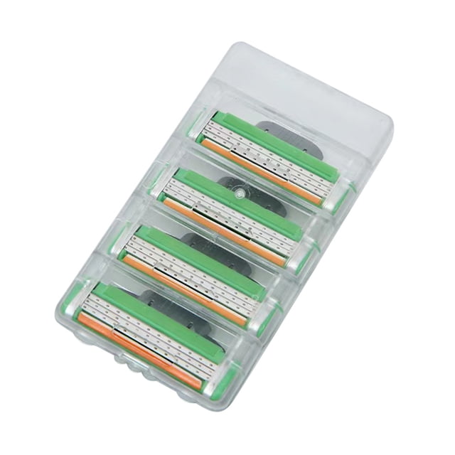 4 cuchillas de afeitar universales de 3 capas para el cuidado facial (verde) Ndcxsfigh Para estrenar