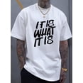 thumbnail image 1 of print tee shirt, Tees for Men, Casual Short Sleeve T-shirt for summer, 1 of 7