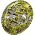 thumbnail image 3 of Moranse Religion Cross Cowboy Kneeling Prayer And Horse Design Belt Buckles, 3 of 5