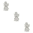 thumbnail image 2 of Guardoinrt Beautiful Resin White Angel Statue Delicate Desktop Decor Collection Window Props for Christmas prayer hold hands 3Set, 2 of 6