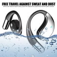 thumbnail image 3 of Matsuzay Auriculares Bluetooth con AI Assistant ABS Silicona 10m Distancia de conexión Auriculares Bluetooth Auriculares Cables de audio/vídeo negro versión normal, 3 of 6