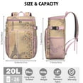 thumbnail image 3 of Tower Pink Cooler Backpack Insulated Waterproof Leak Proof Insulated Cooler Backpack Lightweight Lunch Picnic Camping Backpack Cooler for Office Workers Outdoor Enthusiasts, 3 of 6