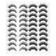 thumbnail image 2 of 20 pares de pestañas postizas estilos mixtos pestañas postizas hechas a mano, largas, gruesas, sólidas, suaves, reutilizables, 2 of 8