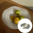 thumbnail image 2 of Waved Pattern Glass Serving Platter Snacks Fruit Storage Tray Dishwasher Safe Appetizer Plate Home Decoration, 2 of 14