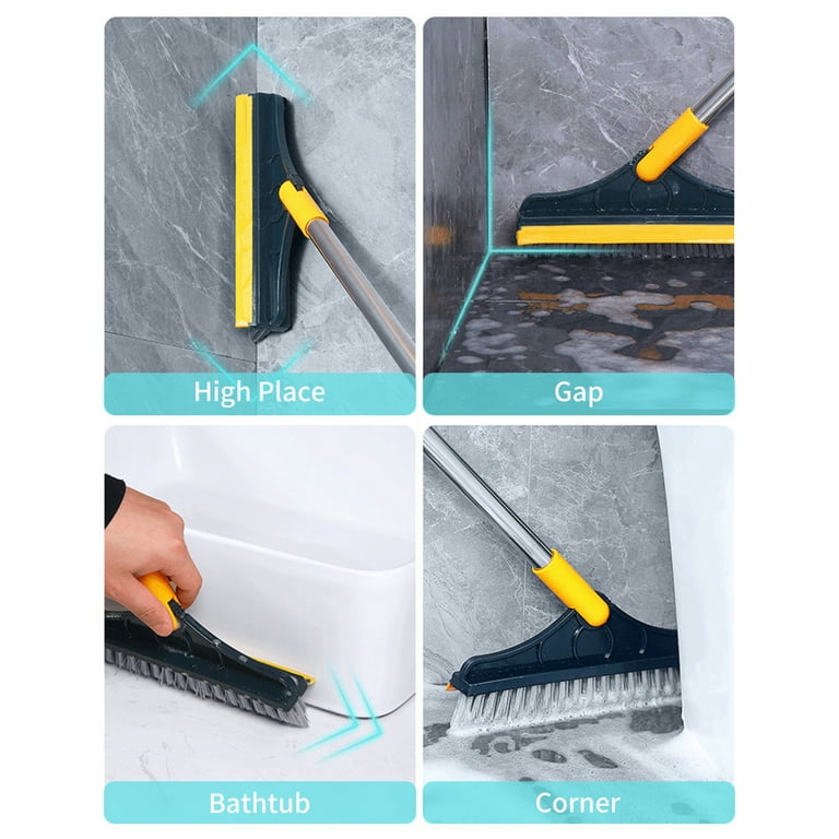 Corner Gap Floor Brush With Long Handle Kitchen Bathroom Floor