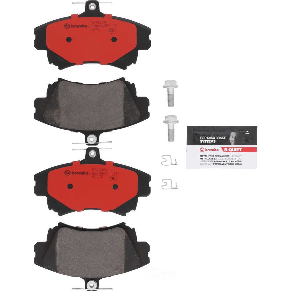 Brembo P54036N PRIME Ceramic Brake Pad Set