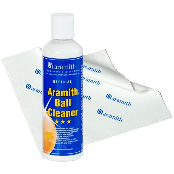 Aramith Bundle of 2 items: Aramith Billiard Ball Cleaner & Aramith Microfibre Cloth