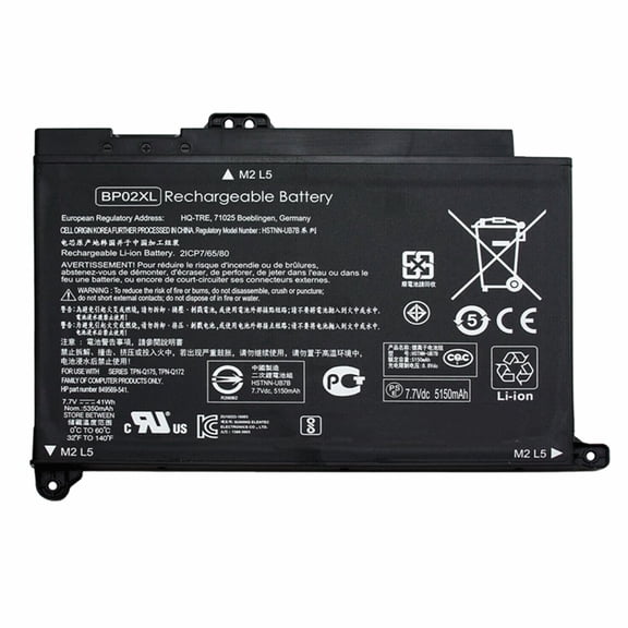 New Battery BP02XL For HP Pavilion 15-AU000 15-AU010WM 849569-541 849909-850 849569-421 849909-855 HSTNN-LB7H