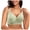 Green, variant on Women Fashion Lingerie Jacquard Breathable Thin Cup Side Up Push Up Shoulder Strap Bra