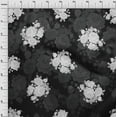 thumbnail image 4 of oneOone Polyester Spandex Black Fabric Florals Fabric For Sewing Printed Craft Fabric By The Yard 56 Inch Wide, 4 of 4