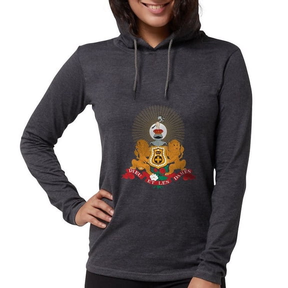 CafePress - Kappa Alpha Order Coat Of Arms Long Sleeve T Shirt - Womens Hooded Shirt