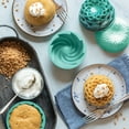 thumbnail image 3 of Nordic Ware Micro Bundt Pans, Microwave Safe Plastic, Blue, 2 Pans, 4.4" x 4.4" x 1.9", 3 of 11