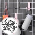 thumbnail image 4 of REACHISE 24-Pack Plastic Display Hooks for Hanging, Retail Grid Wall Organizer, Store Merchandising Accessories, 4 of 9