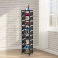 thumbnail image 1 of Zapatero, soporte para zapatos, organizador de almacenamiento de zapatos alto ajustable de varios niveles, estante para zapatos para entrada, baño,, 1 of 8