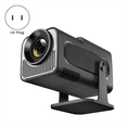 thumbnail image 2 of HY320 Mini 4K Projector Native 720P Android 11 4K Projector 300ANSI Wifi6 BT5.0 Cinema Outdoor 180° Projector US Plug, 2 of 5