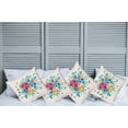 thumbnail image 2 of Ambesonne Floral Throw Pillow Cover 4 Pack, Bouquetnd Butterflies, 20", Multicolor, 2 of 7