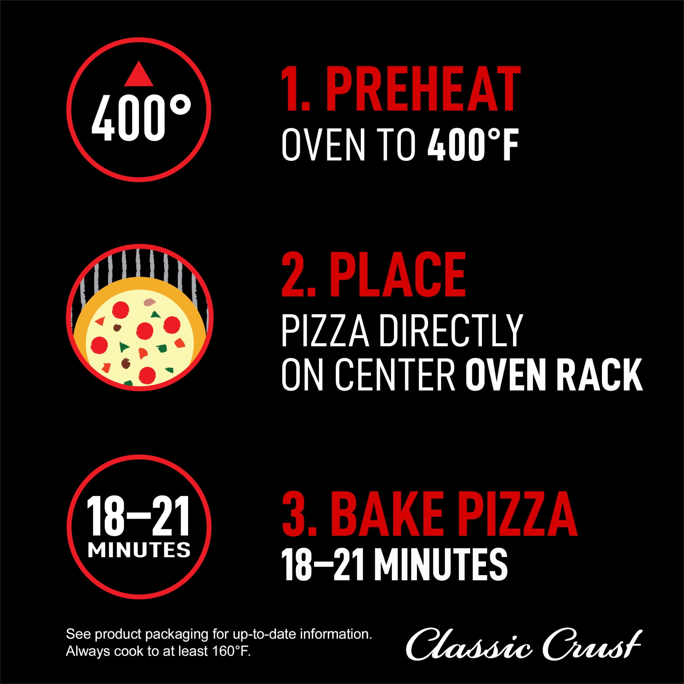 Red Baron Supreme Classic Crust Frozen Pizza, 23.46 oz