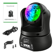 Uking 30W LED Moving Head Light Double Sided Moving Heads DJ Lights Wedding Church Live Show Bar Spotlight
