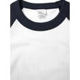 thumbnail image 4 of Hat and Beyond Men's 3/4 Sleeves Raglan Cotton Baseball Jersey T-Shirt, 4 of 6