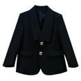 thumbnail image 2 of Chaquetas para niños, chaquetas de traje inglés para niños y niñas, chaquetas de estilo universitario, uniformes escolares, top de algodón para niñas., 2 of 6