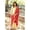 Red, variant on Women’s Bandhani Bandhej Dupatta with Gota Patti Border, Art Silk, 2.25 m, Ethnic Dupatta (Red)