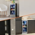 Ca'Lefort 15'' Small Freestanding Beverage Refrigerator, Single Zone
