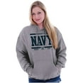 thumbnail image 4 of Property of US Navy Logo Since 1775 Unisex Plus Size Hoodie Brisco Brands 2X, 4 of 5