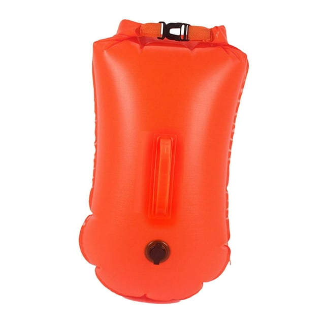 Colaxi Bouée de Natation pour Eau Libre Bulle de Natation pour Adultes pour Sports Nautiques Triathlètes Orange 28 L