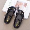 thumbnail image 3 of Girls Mary Jane Dress Shoes, Sparkly Flower Princess Shoes for Wedding & Party, 3 of 6