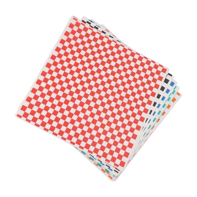 Hojas De Papel Encerado, A Prueba De Fugas, 240 Piezas, Papel Encerado Hamberger Sandwich, Resistente A La Grasa, A Cuadros Para Restaurantes