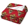 thumbnail image 3 of Manta de calavera de México Manta mexicana para tirar Regalos para mujeres Hombres Manta suave para sofá Manta para viajes Camping Cama Manta para el hogar Coche, 3 of 8