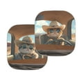 thumbnail image 3 of KUIFORTI Car Windshield Sun Shade Cute Cat Car Window Shades , 2 Pieces Car Window Shade Front Windshield Cover for Sun, Heat and UV Rays, 3 of 5