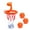 C, variant on Kids Basketball Bath Toy with 3 Balls Suction Cup Cartoon Dinosaur Hand-eye Coordination Wall Mount Basketball Hoop Game Kids Boys Birthday Gift