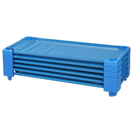 Stackable Cot - Stackable Kiddie Cot Standard Ready-to-Assemble - Blue