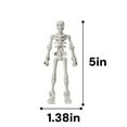 thumbnail image 3 of Magnetic Skull Joint Multi-Joint Action Figure - Fully Articulated Skeleton with Weapon Set for Desk Decoration, Sketching Practice, Halloween Gift, 3 of 7