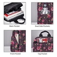 thumbnail image 3 of Yiaed Rose Mix Leopard 2 Print Lightweight Backpack Travel Backpacks Hiking Daypack for Women Men, 3 of 5